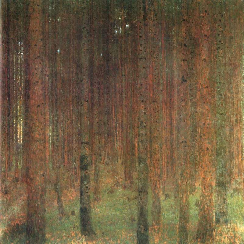 Pine Forest II — Густав Климт