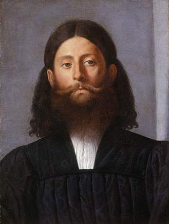 Portrait of a bearded man (Giorgione Barbarelli) — Лоренцо Лотто