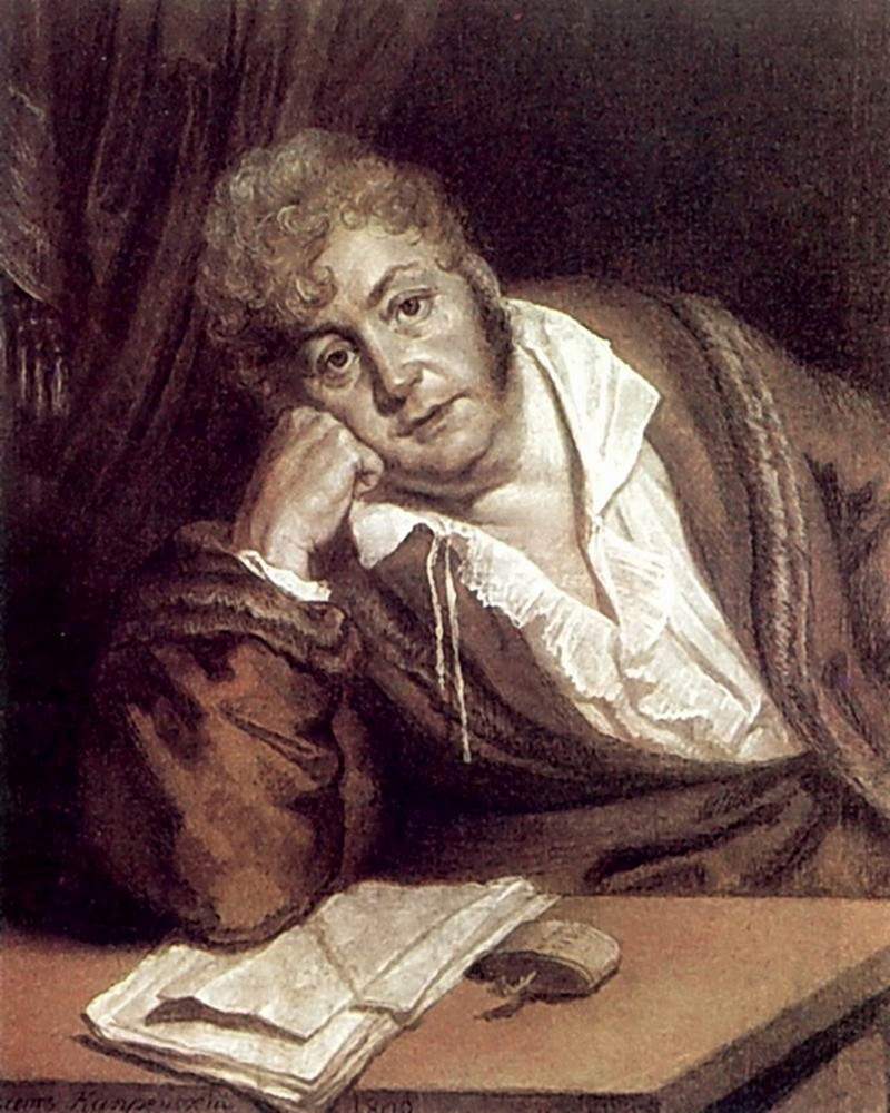 Portrait of A. Davydov — Орест Кипренский