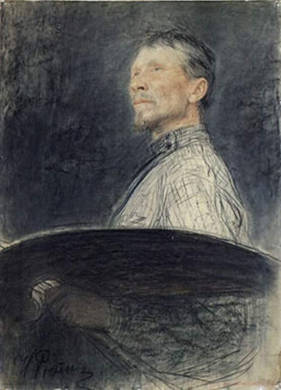 Portrait of A. E. Arkhipov — Илья Репин