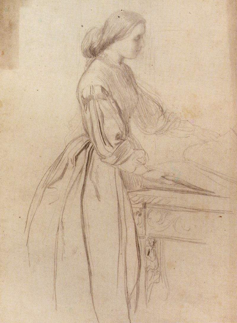 Portrait Of A Lady, Possibly Julia Jackson — Джордж Фредерик Уоттс