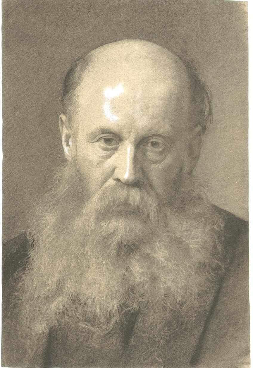 Portrait of a man with beard — Густав Климт