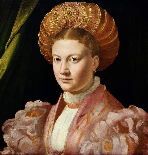 Portrait of a young woman, possibly Countess Gozzadini — Пармиджанино