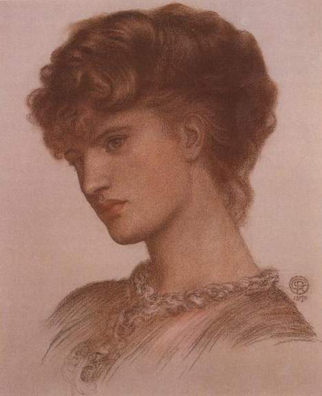 Portrait of Aflaia Coronio — Данте Габриэль Россетти