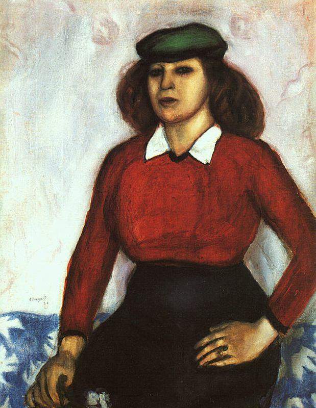 Портрет сестры художника (Анюта) — Марк Шагал
