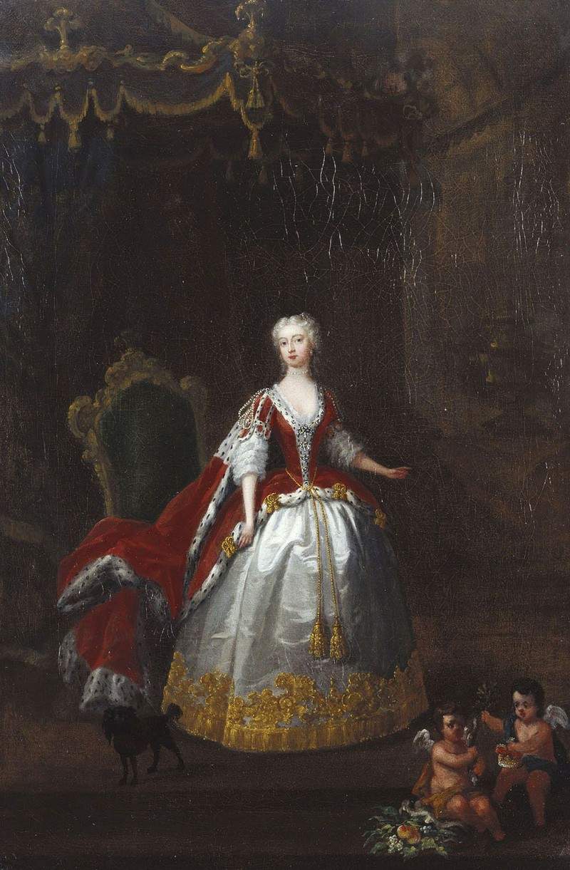 Portrait of Augusta of Saxe Gotha — Уильям Хогарт