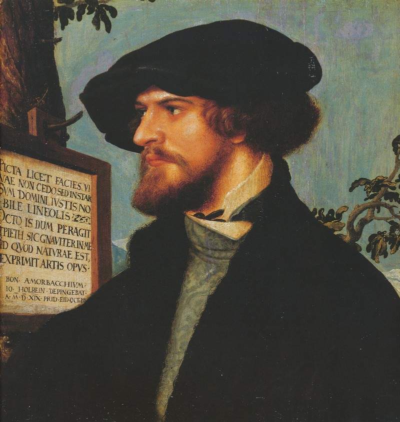 Portrait of Bonifacius Amerbach — Ганс Гольбейн Младший