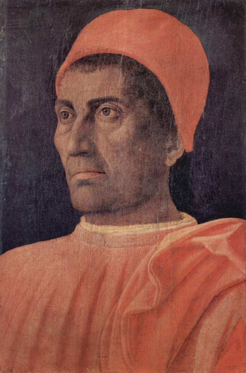 Portrait of Cardinal Carlo de’ Medici — Андреа Мантенья