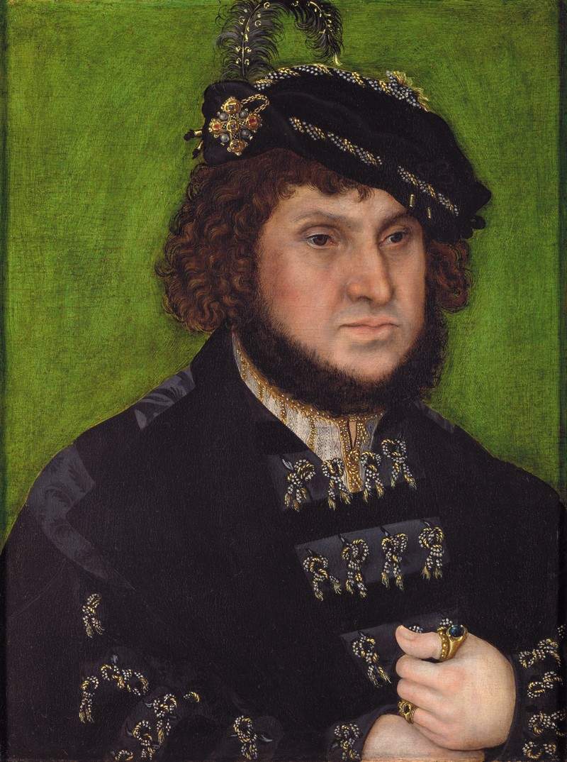 Портрет герцога Иоганна Твердого Саксонского — Лукас Кранах Старший