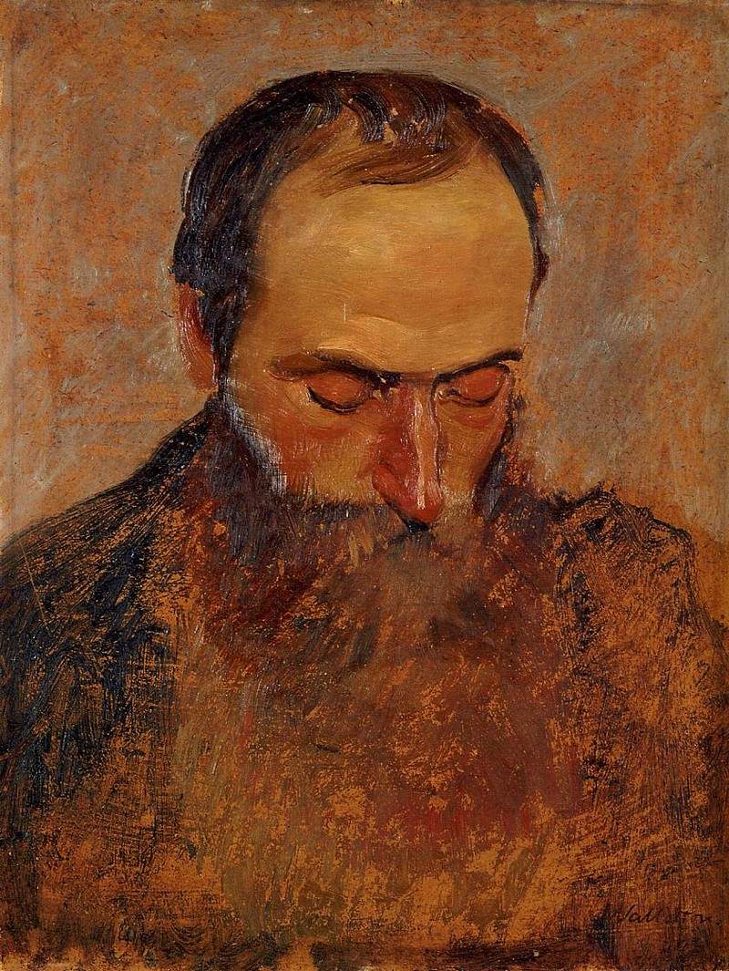 Portrait of Edouard Vuillard — Феликс Валлотон