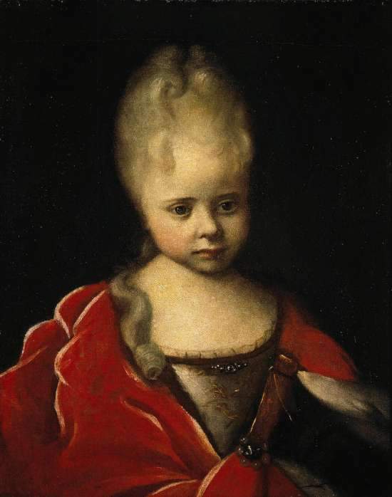 Portrait of Elizaveta Petrovna as a child — Иван Никитин