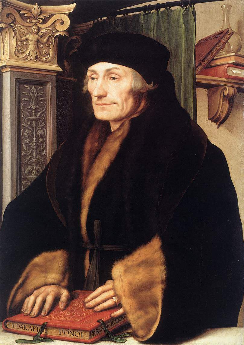 Portrait of Erasmus of Rotterdam — Ганс Гольбейн Младший