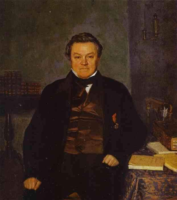 Portrait of F. Ye. Yakovlev — Павел Федотов