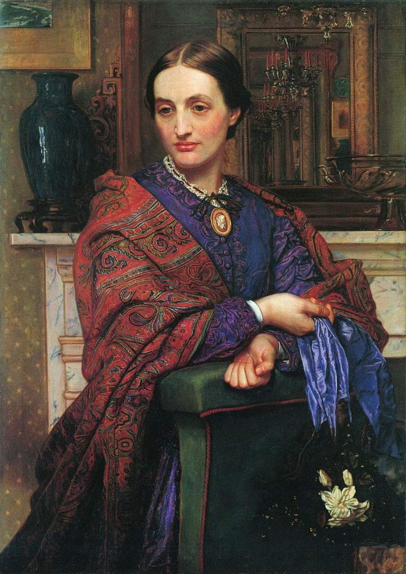 Portrait of Fanny Holman Hunt — Уильям Холман Хант