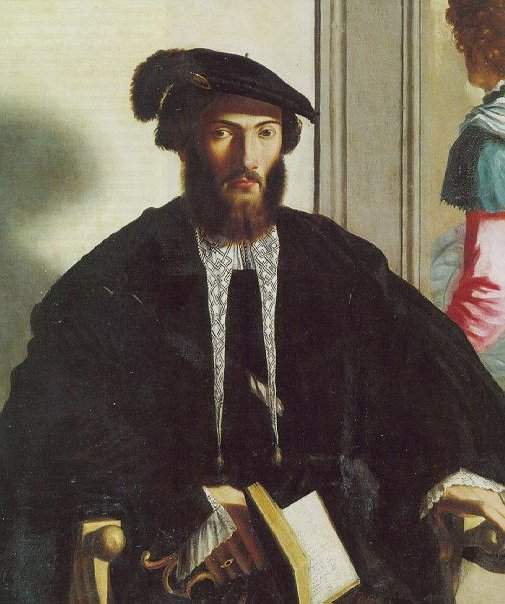 Portrait of gentleman G. B. Castaldi — Пармиджанино