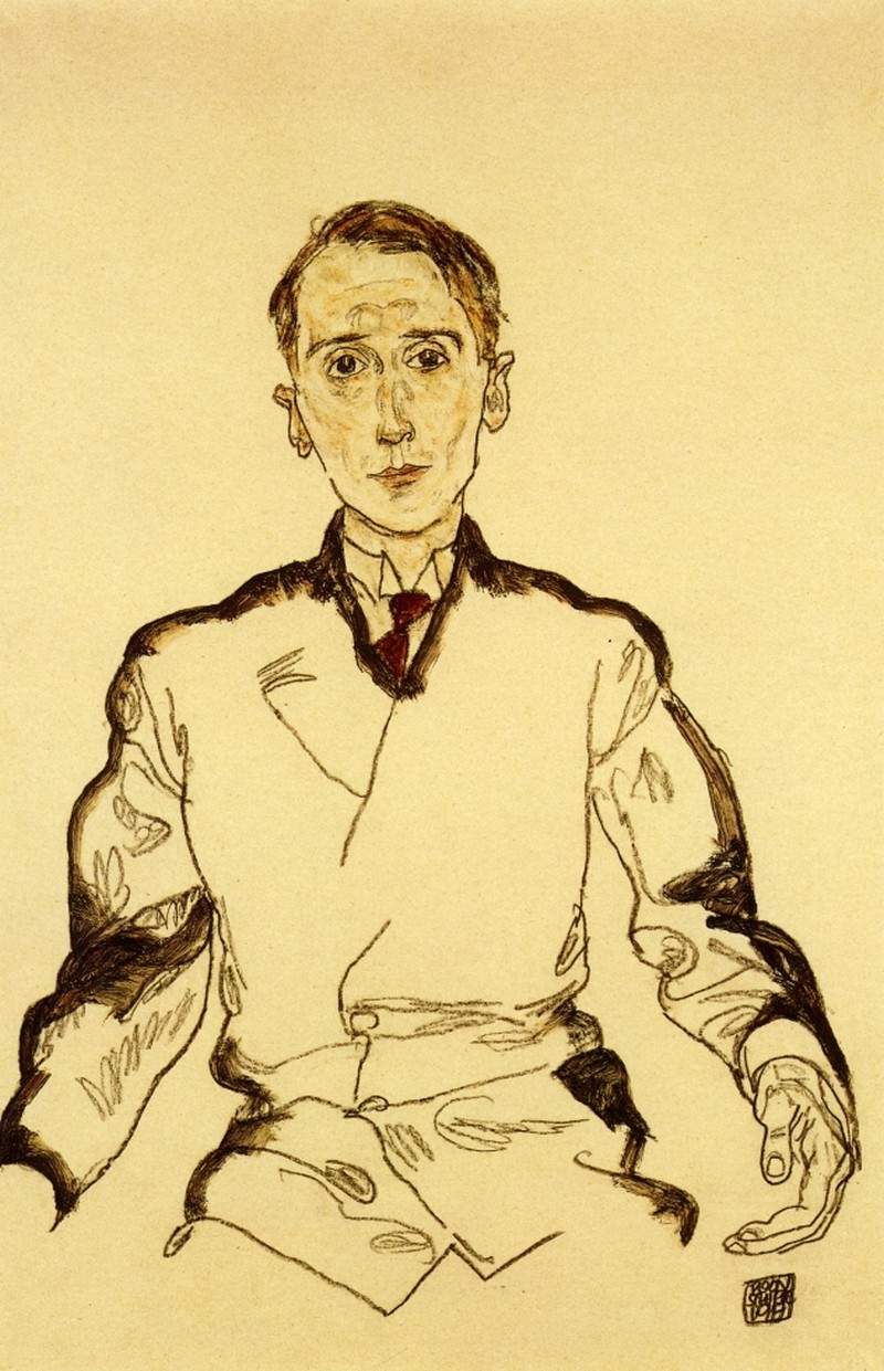 Portrait of Heinrich Rieger — Эгон Шиле