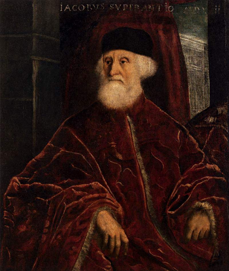 Portrait of Jacopo Soranso — Тинторетто