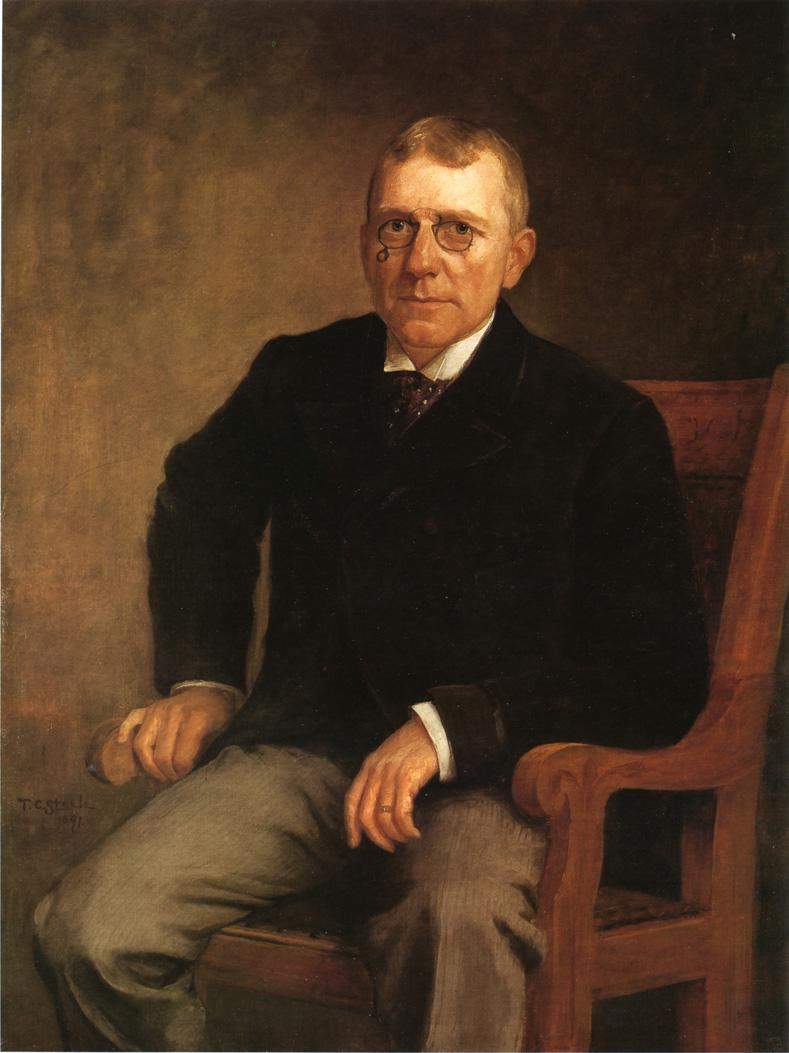 Portrait of James Whitcomb Riley — Теодор Клемент Стил