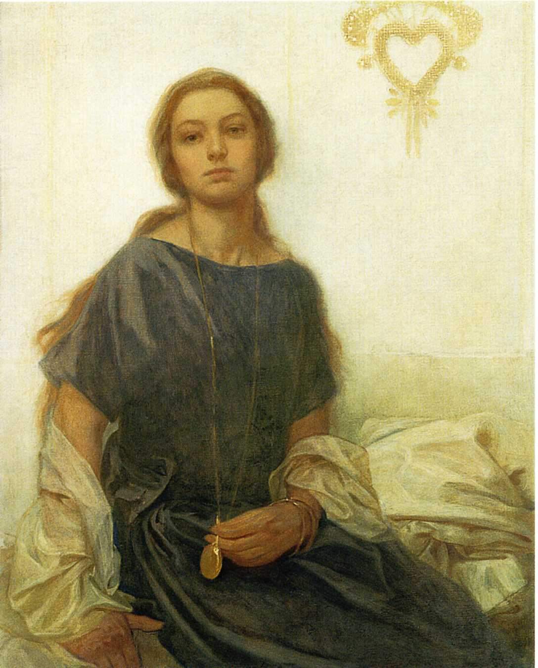 Portrait of Jaroslava — Альфонс Муха