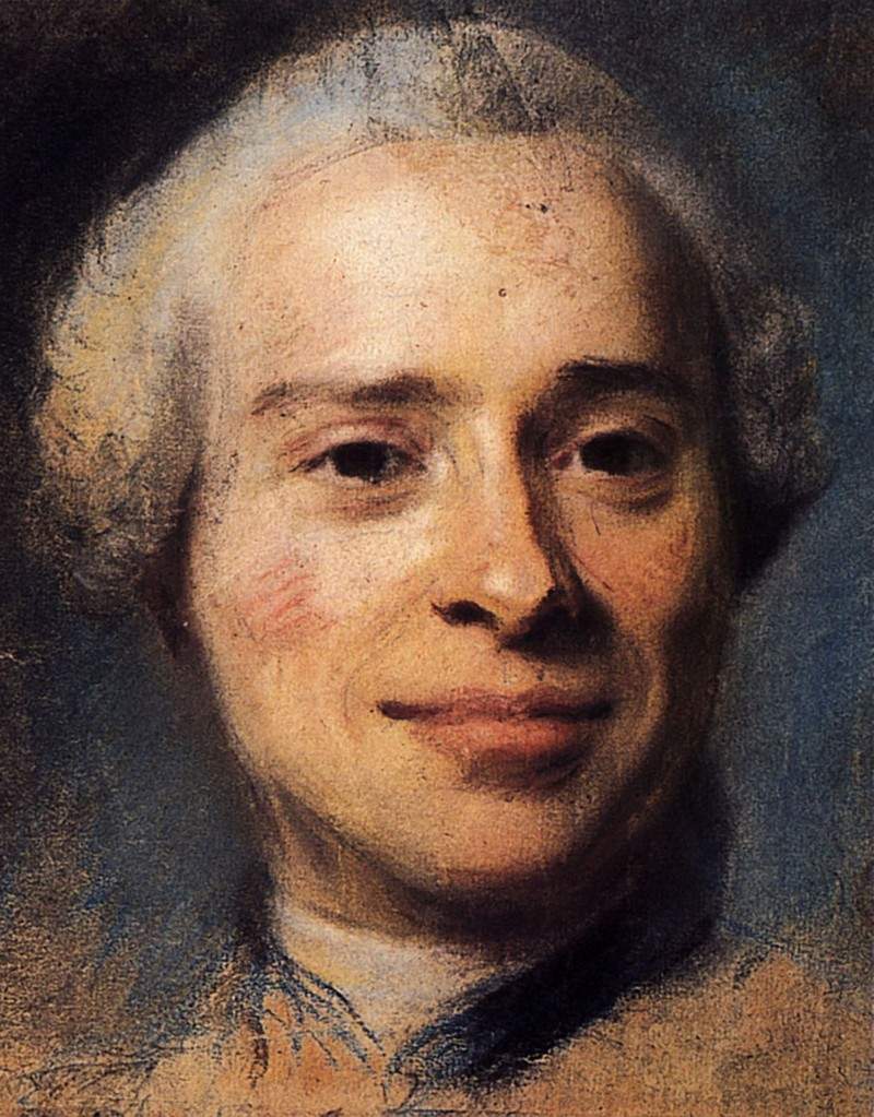 Portrait of Jean Le Rond d’Alembert — Морис Кантен де Латур