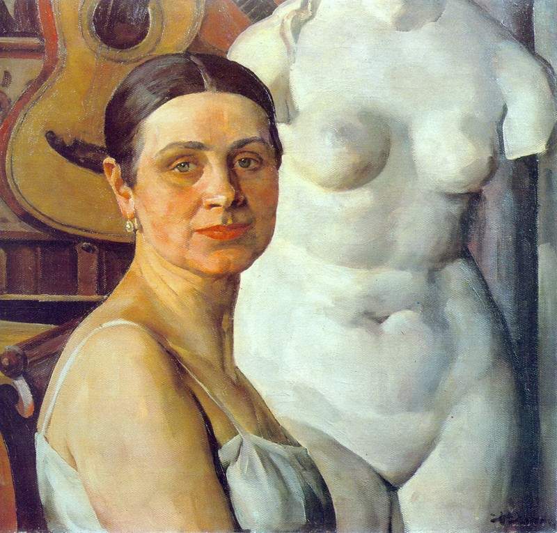 Portrait of K. A. Yuon, artist’s wife — Константин Юон