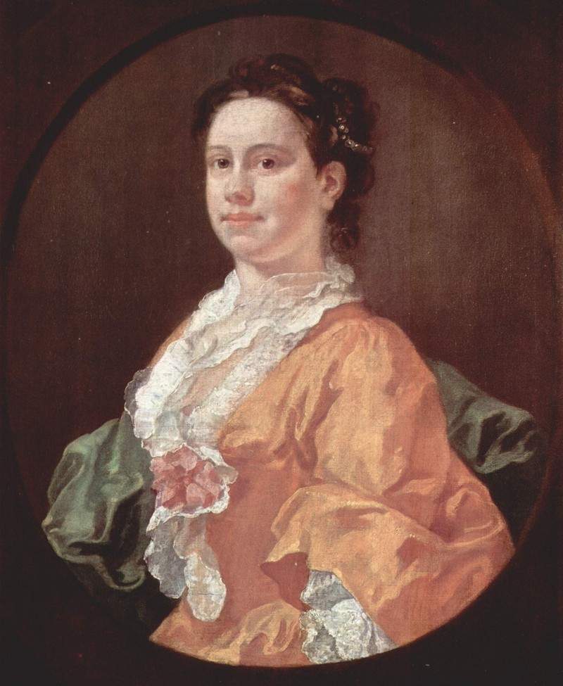 Portrait of Madam Salter — Уильям Хогарт