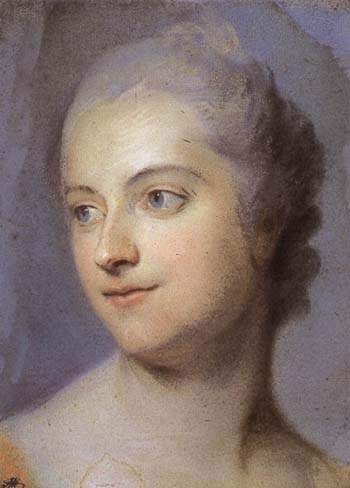 Portrait of Madame de Pompadour — Морис Кантен де Латур