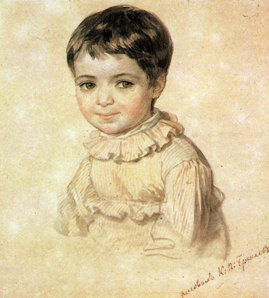 Портрет М. П.Кикиной в детстве — Карл Брюллов
