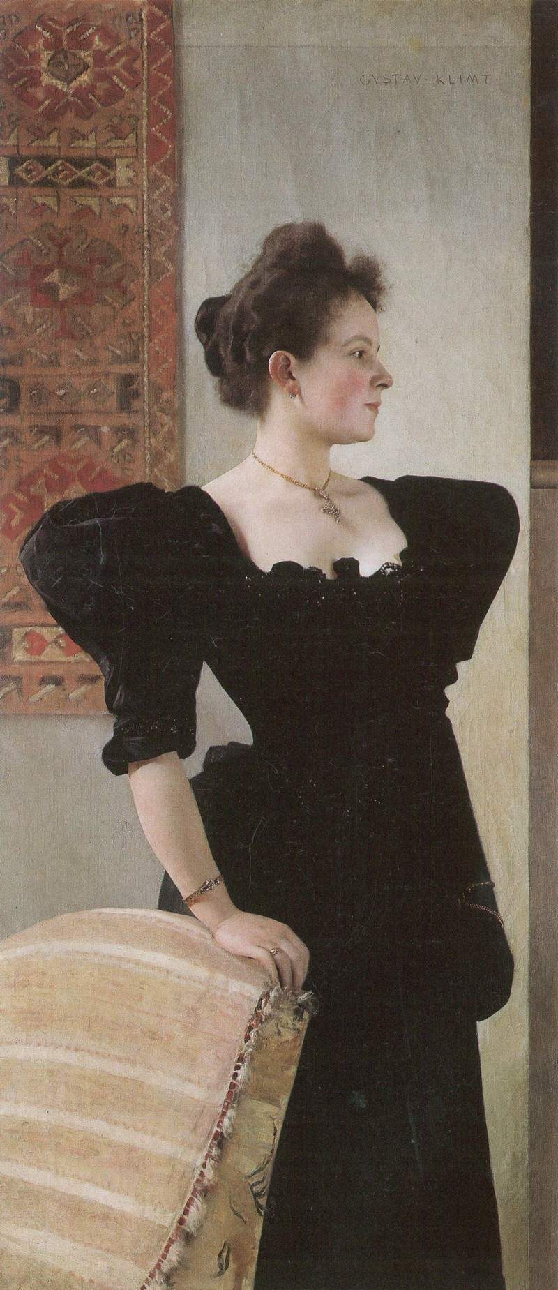 Portrait of Marie Breunig — Густав Климт