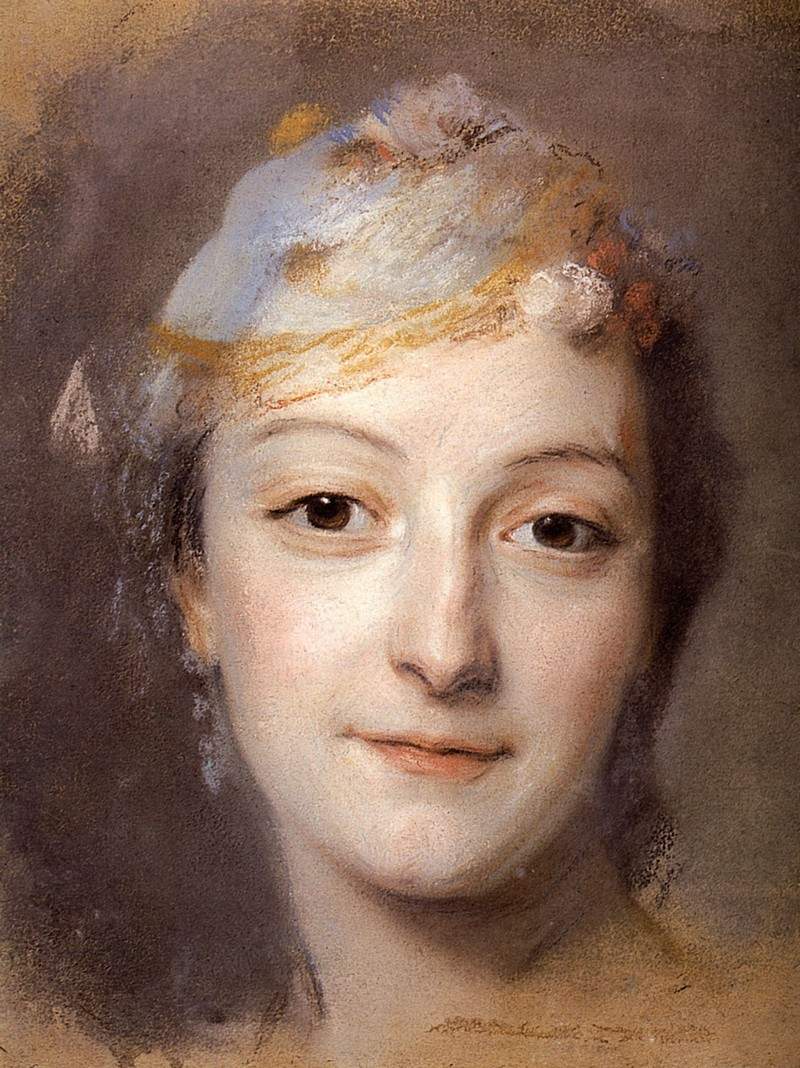 Portrait of Marie Fel — Морис Кантен де Латур