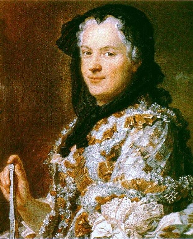 Portrait of Marie Leszczynska, Queen of France — Морис Кантен де Латур