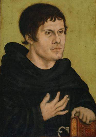 Портрет Мартина Лютера как монаха-августинца — Лукас Кранах Старший