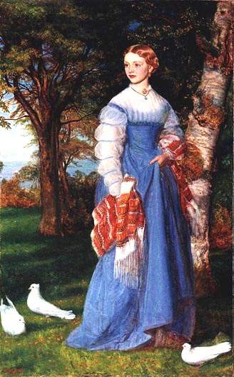 Portrait of Mrs. Louisa Jenner — Артур Хьюз