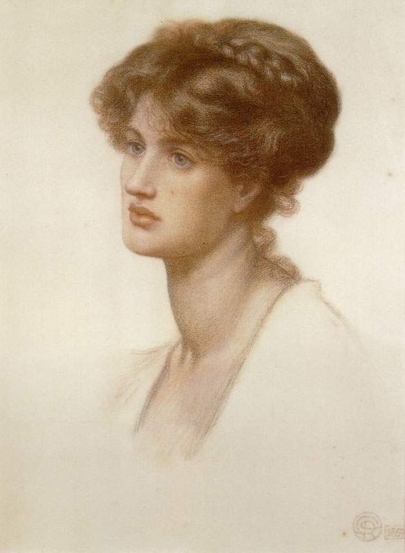Portrait of Mrs. William J. Stillman — Данте Габриэль Россетти