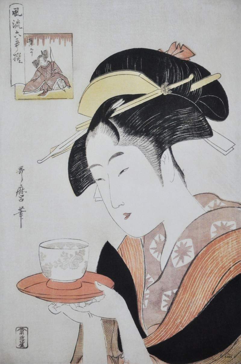 Portrait of Naniwaya Okita — Китагава Утамаро