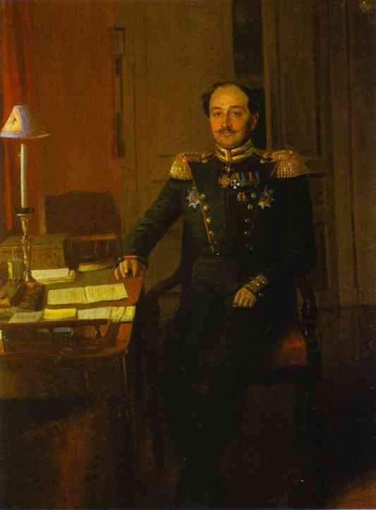 Portrait of P. P. Zhdanovich — Павел Федотов