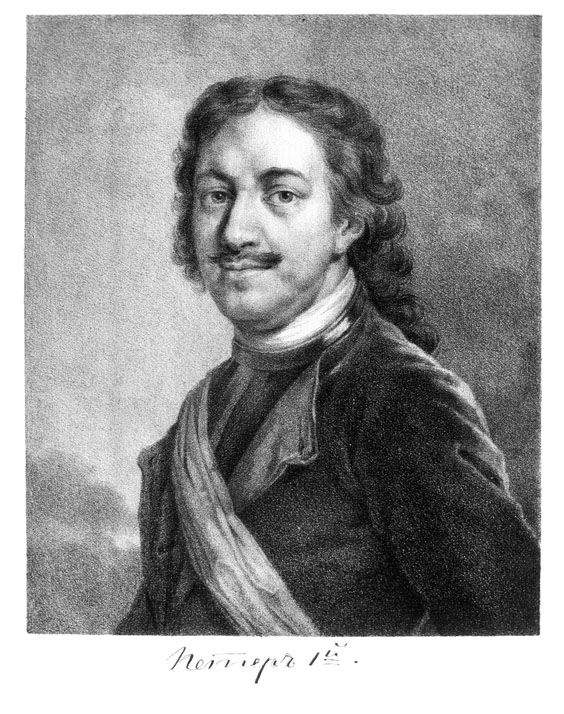 Portrait of Peter I — Алексей Венецианов