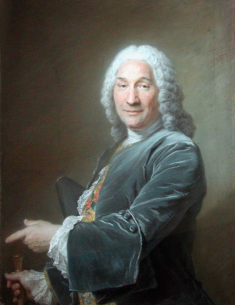 Portrait of Rene Fremin, Sculptor — Морис Кантен де Латур