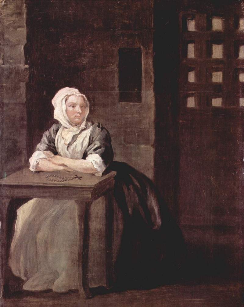 Portrait of Sarah Macholm in Prison — Уильям Хогарт