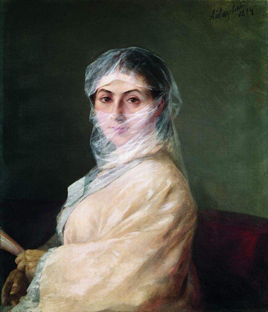 Портрет жены художника Анны Бурназян — Иван Айвазовский