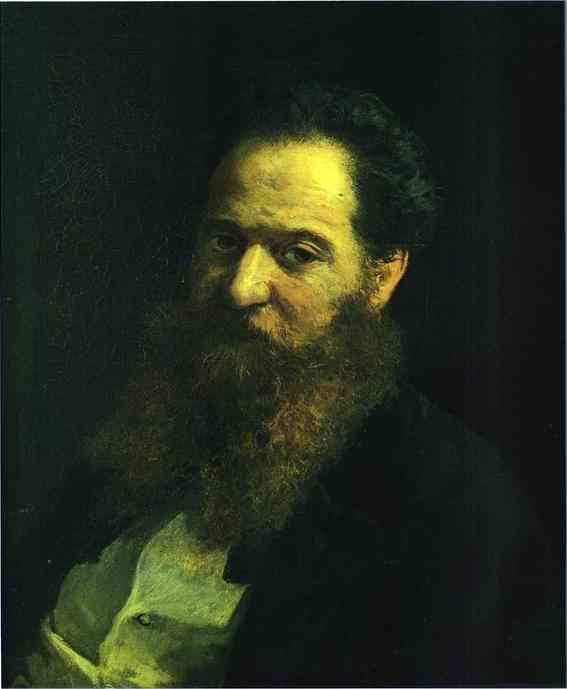 Portrait of the Physiologist Moriz Schiff — Николай Ге