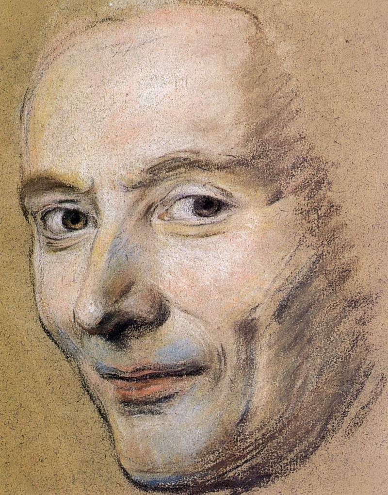 Portrait of unknown man — Морис Кантен де Латур