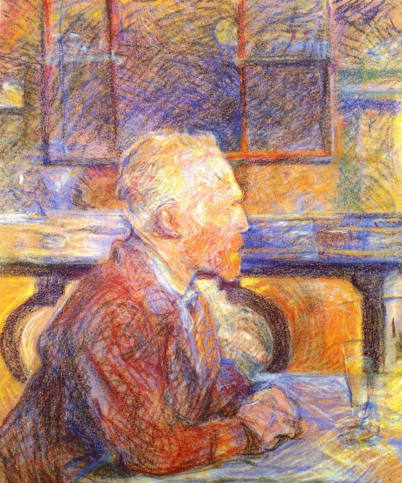 Portrait of Vincent van Gogh — Анри де Тулуз-Лотрек