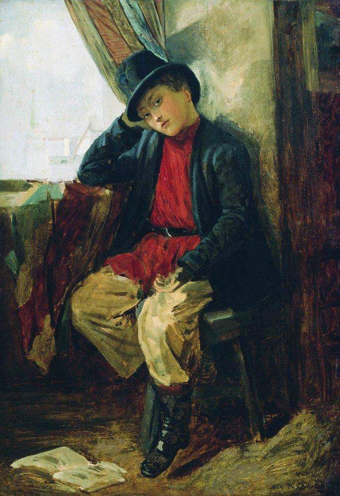 Портрет Владимира Егоровича Маковского в детстве — Константин Маковский