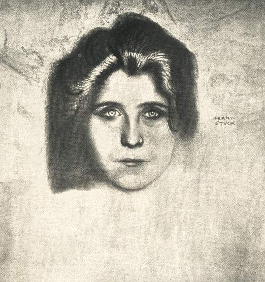 Portrait of writer Juliane Dery — Франц фон Штук