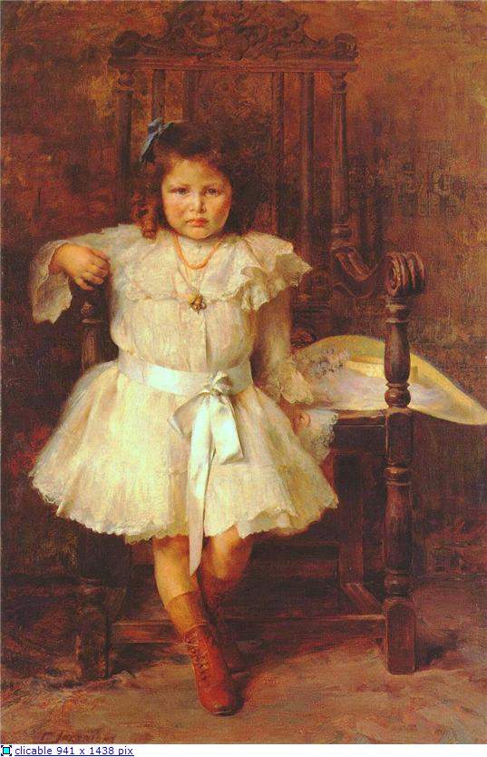 Portrait of Young Girl — Георгиос Яковидис