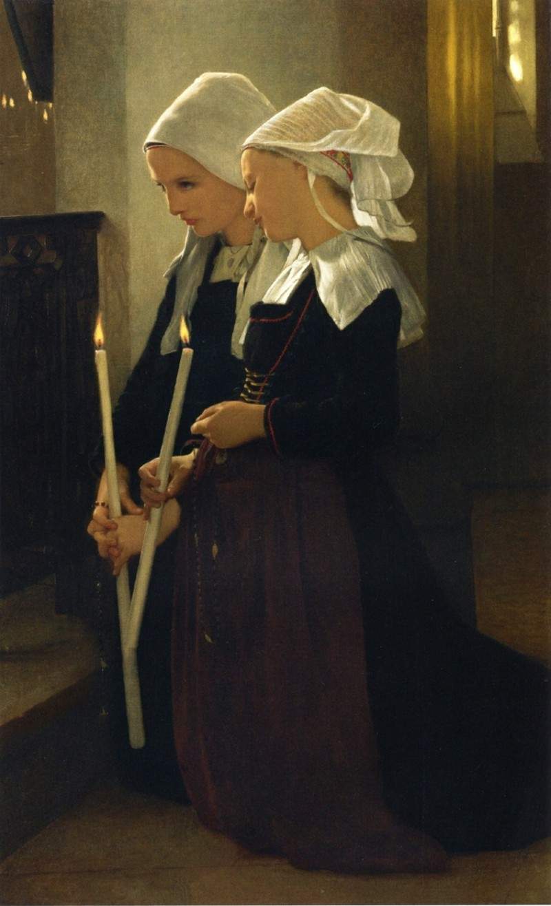Prayer at Sainte Anne d Auray — Вильям Адольф Бугро