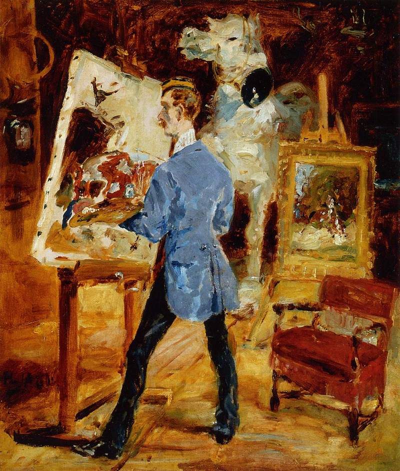 Princeteau in His Studio — Анри де Тулуз-Лотрек