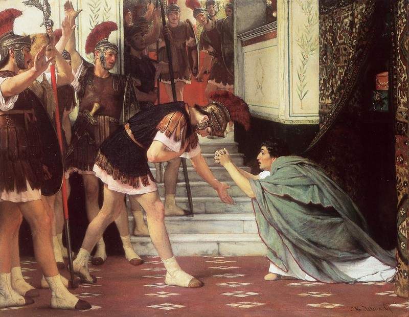 Провозглашение Клавдия императором — Лоуренс Альма-Тадема