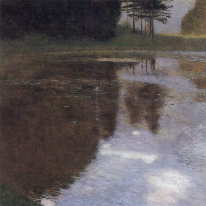 Quiet pond in the park of Appeal — Густав Климт